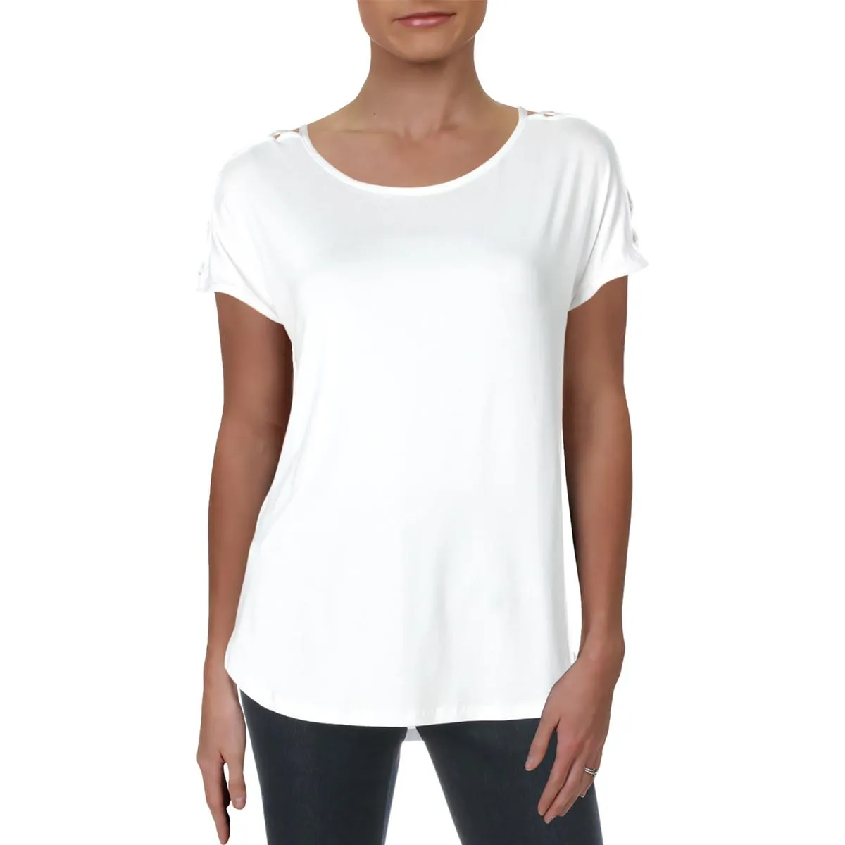 A A Collection Womens Tee Short Sleeves T-Shirt