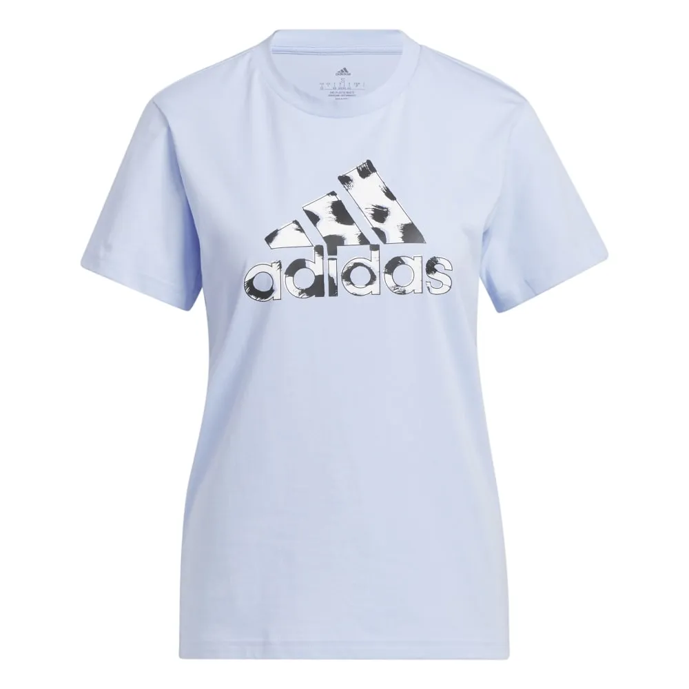 adidas Animal Print Badge of Sport Women's Tee