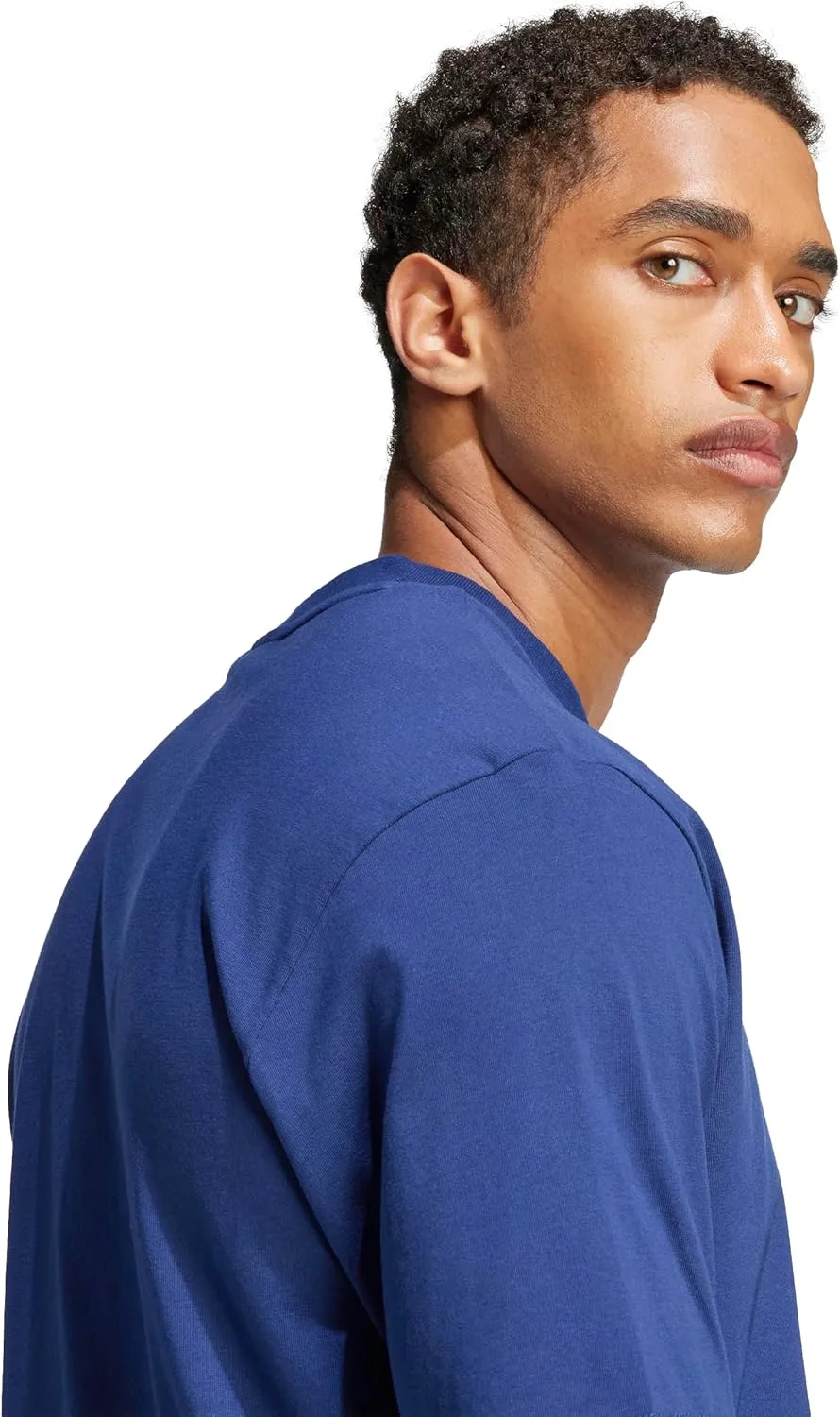 adidas Men's Essentials Linear Single Jersey T-Shirt