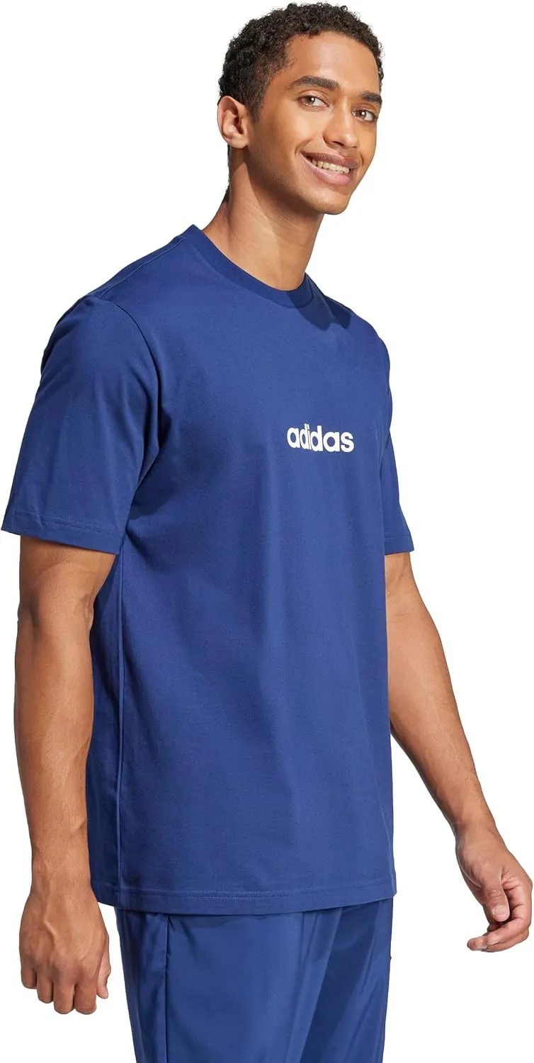 adidas Men's Essentials Linear Single Jersey T-Shirt
