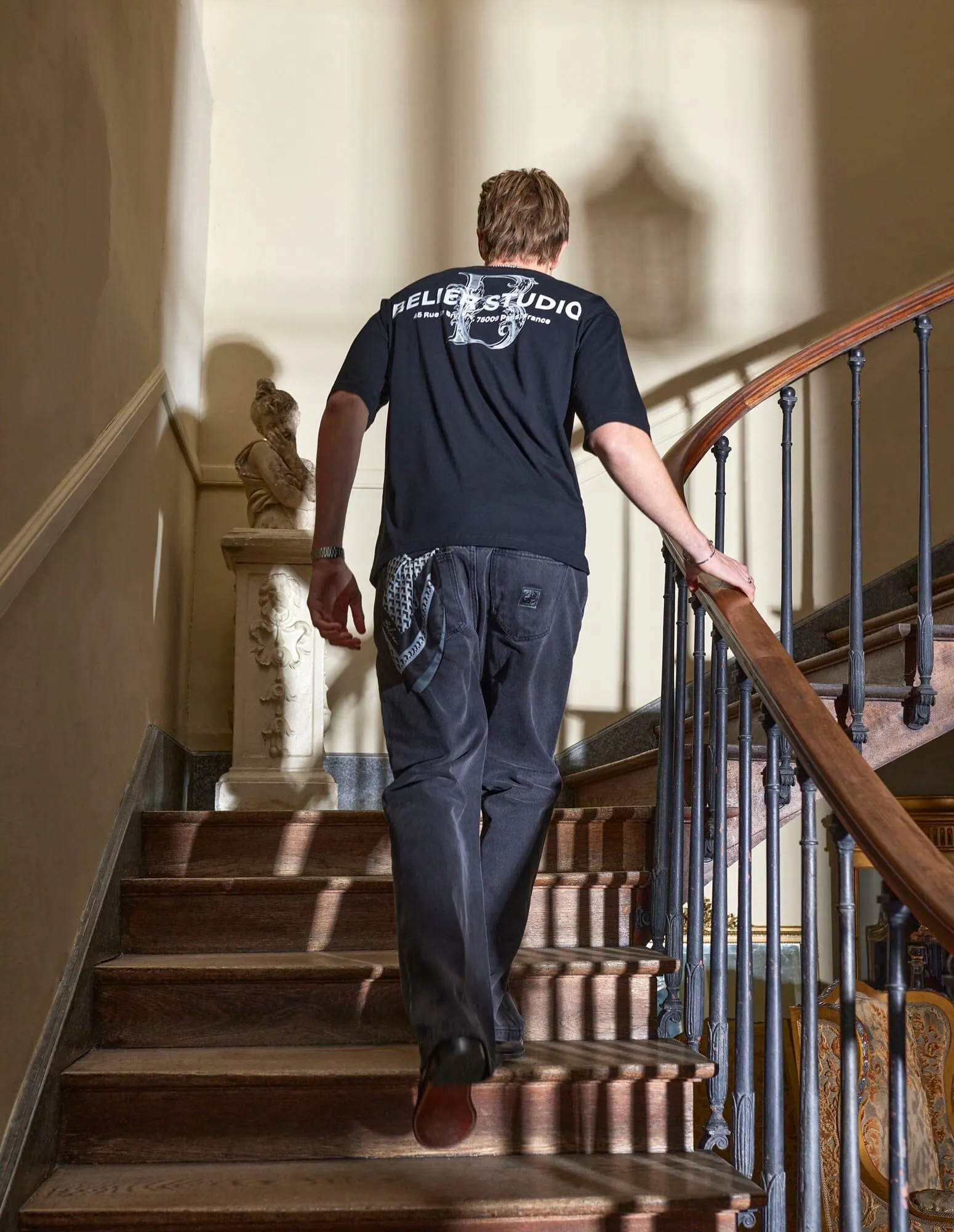 Black Decorative Studio T-Shirt