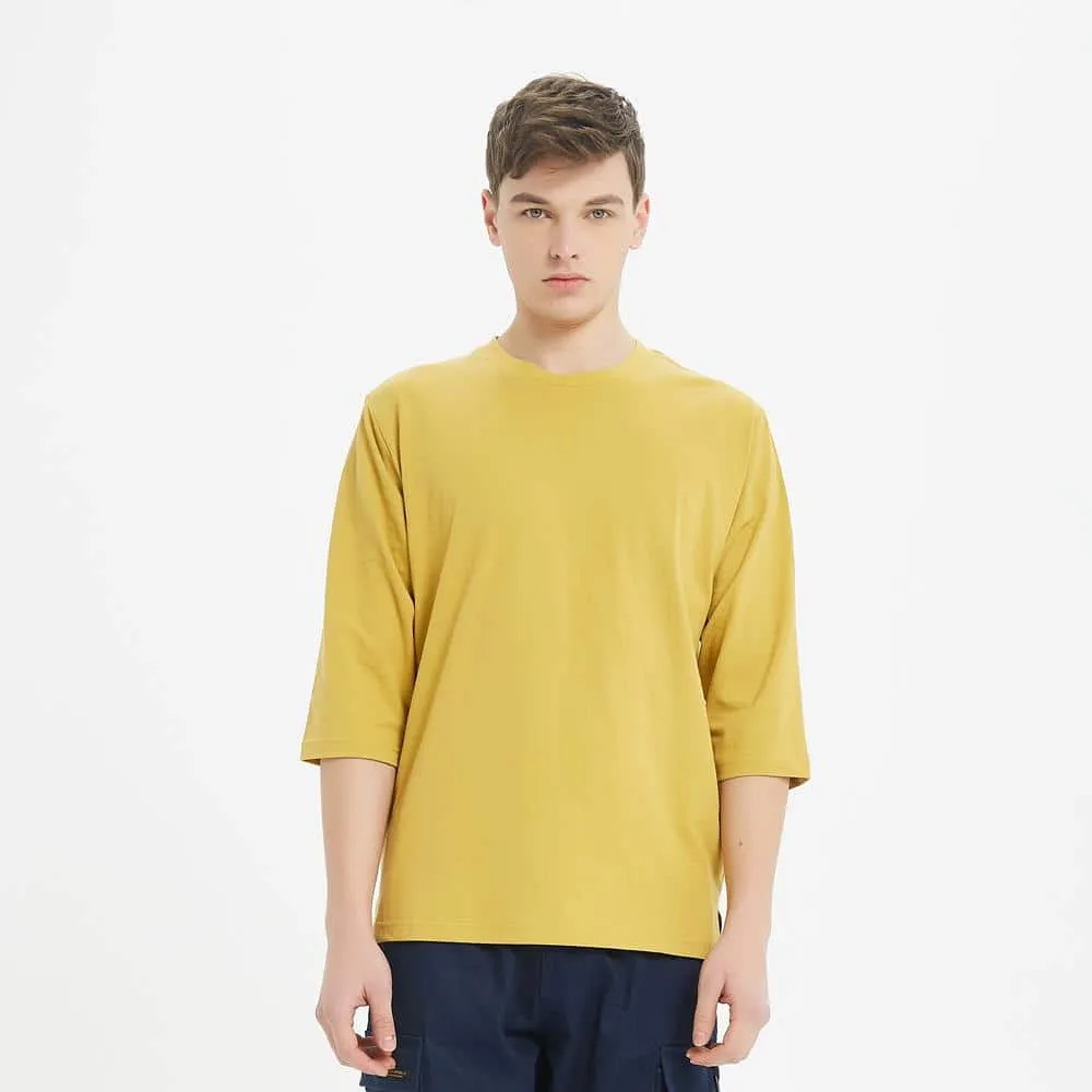 Boysnextdoor 3/4 Sleeves Tee Mustard