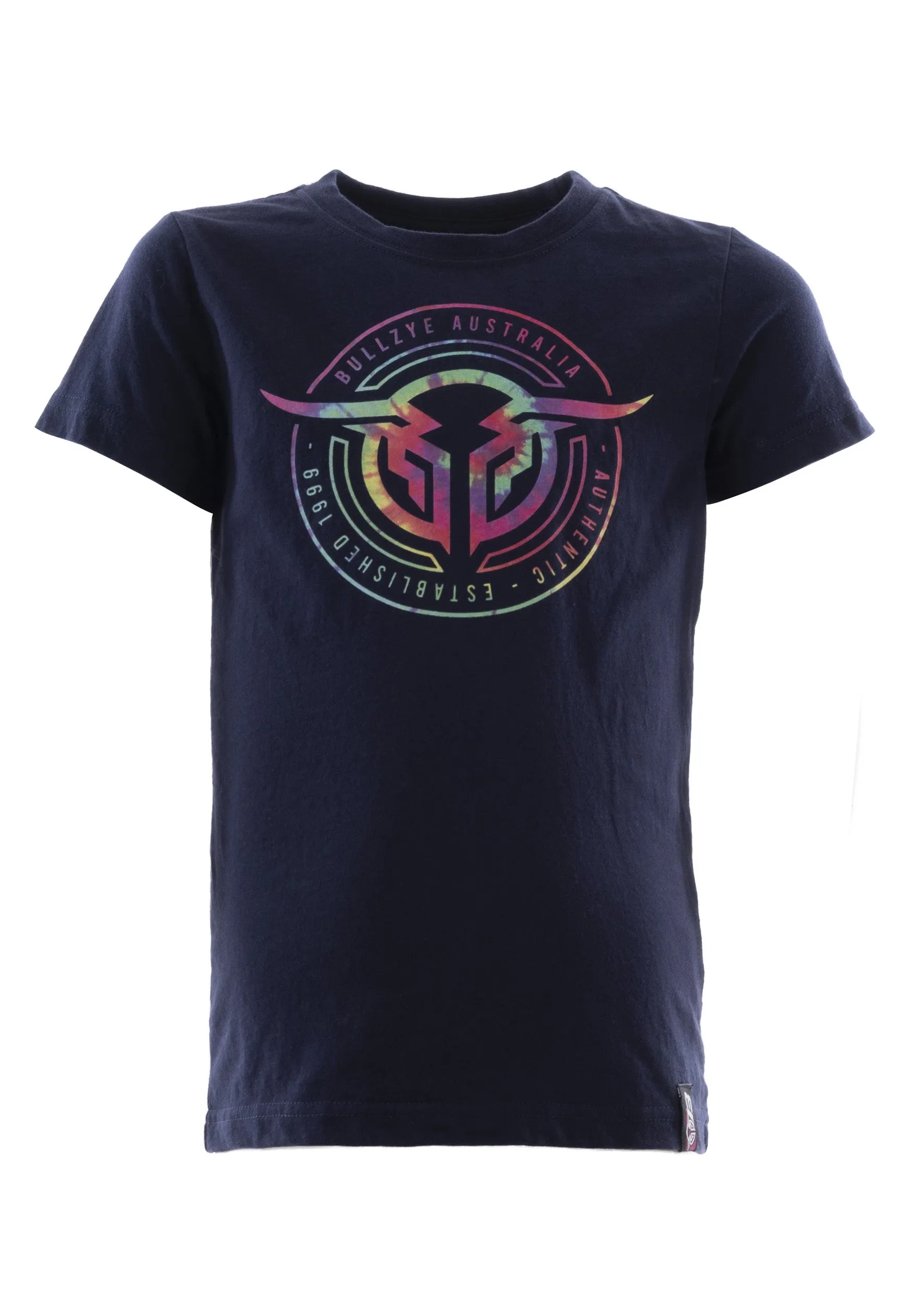 Bullzye Girls Tripped Short Sleeve Tee - B2S5503215
