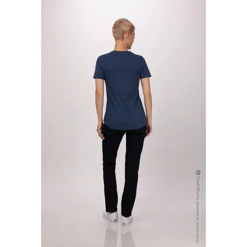 Chef Works SHT01WBLUXS Cook's Shirt