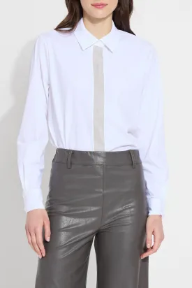 Connie Micro Beaded Shirt - White