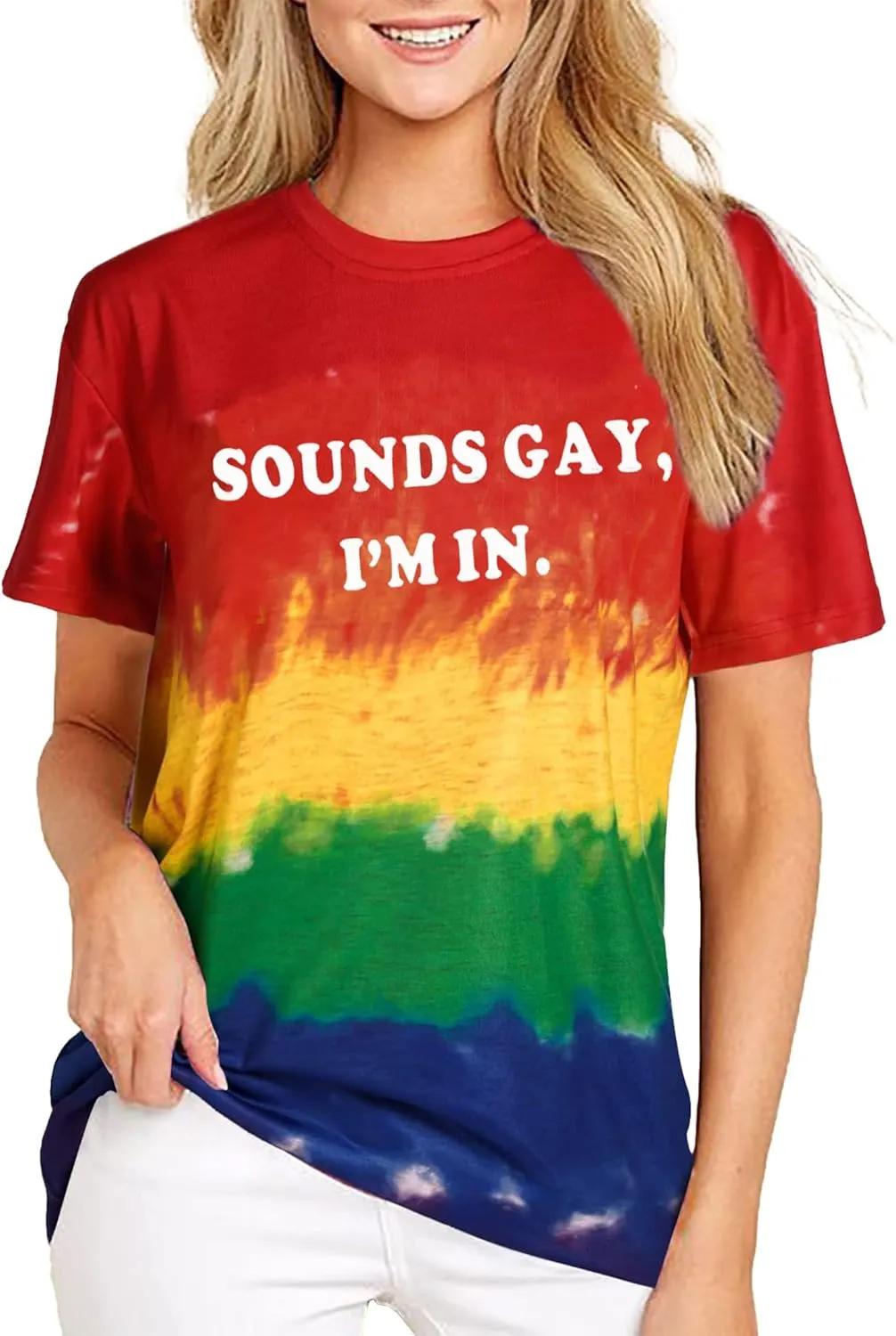 Gay Pride Shirts Women LGBTQ Lesbian Equality Rainbow Graphic Love Wins T Shirt Casual Short Sleeve Tops Tee