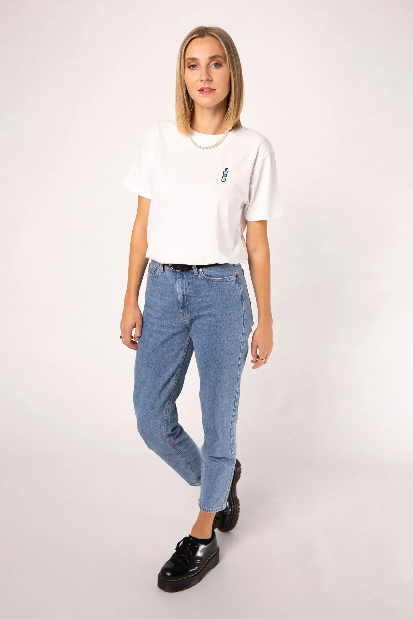 Gorbatschow | Besticktes Frauen Oversized Bio Baumwoll T-Shirt