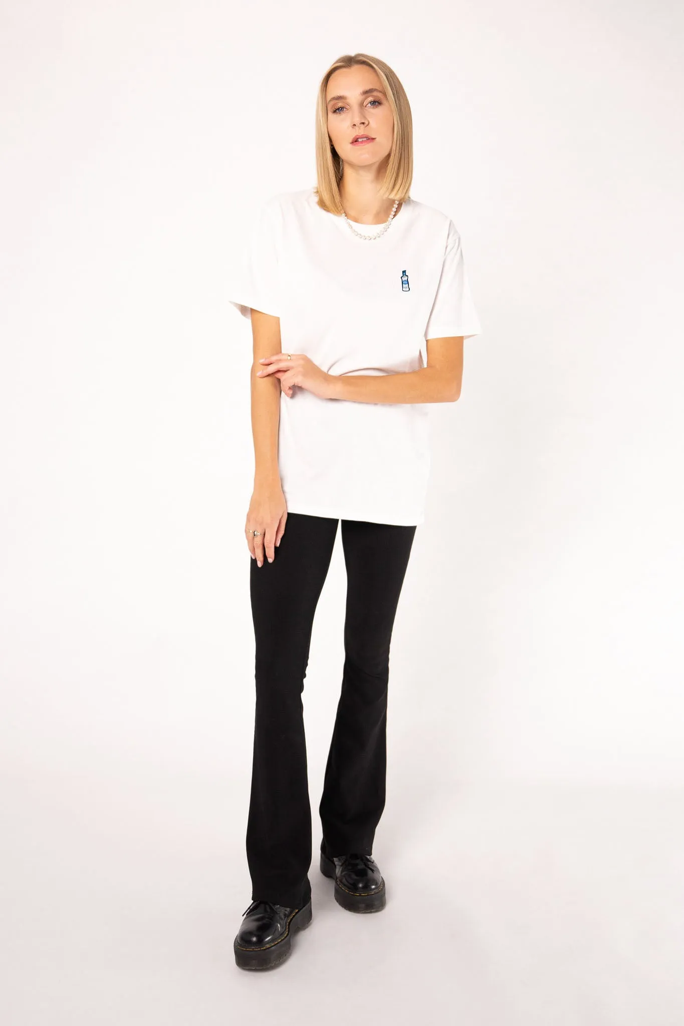 Gorbatschow | Besticktes Frauen Oversized Bio Baumwoll T-Shirt