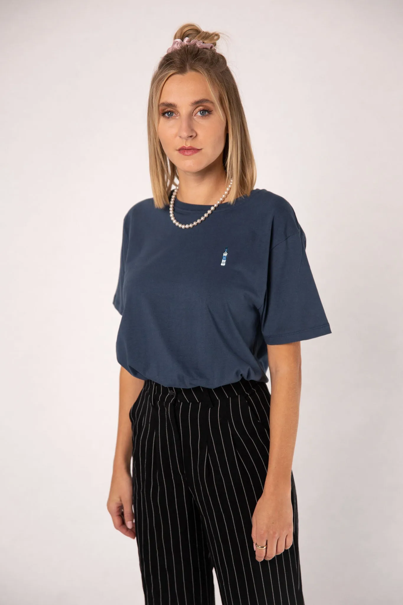 Gorbatschow | Besticktes Frauen Oversized Bio Baumwoll T-Shirt