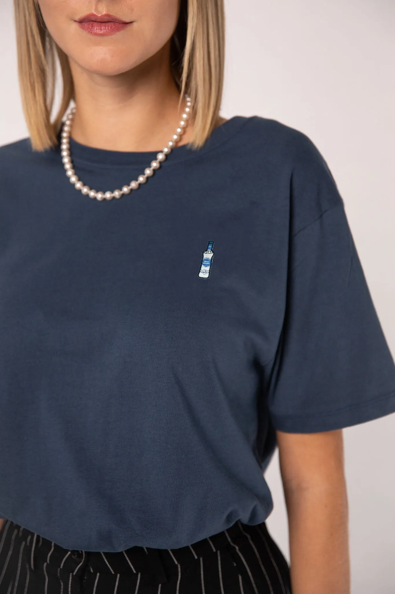 Gorbatschow | Besticktes Frauen Oversized Bio Baumwoll T-Shirt