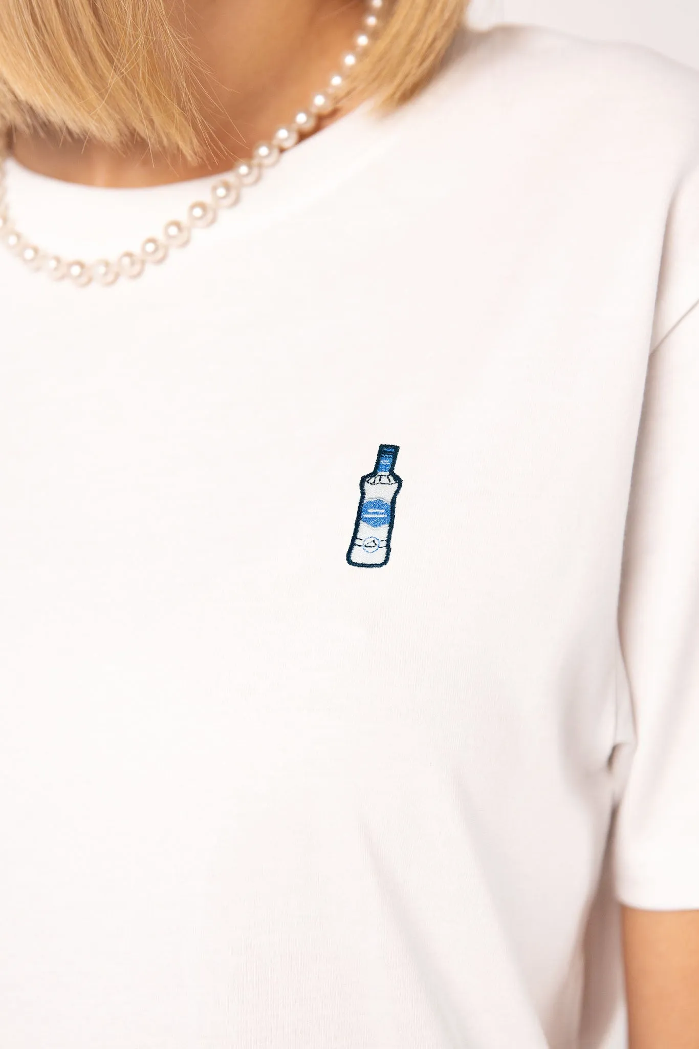 Gorbatschow | Besticktes Frauen Oversized Bio Baumwoll T-Shirt