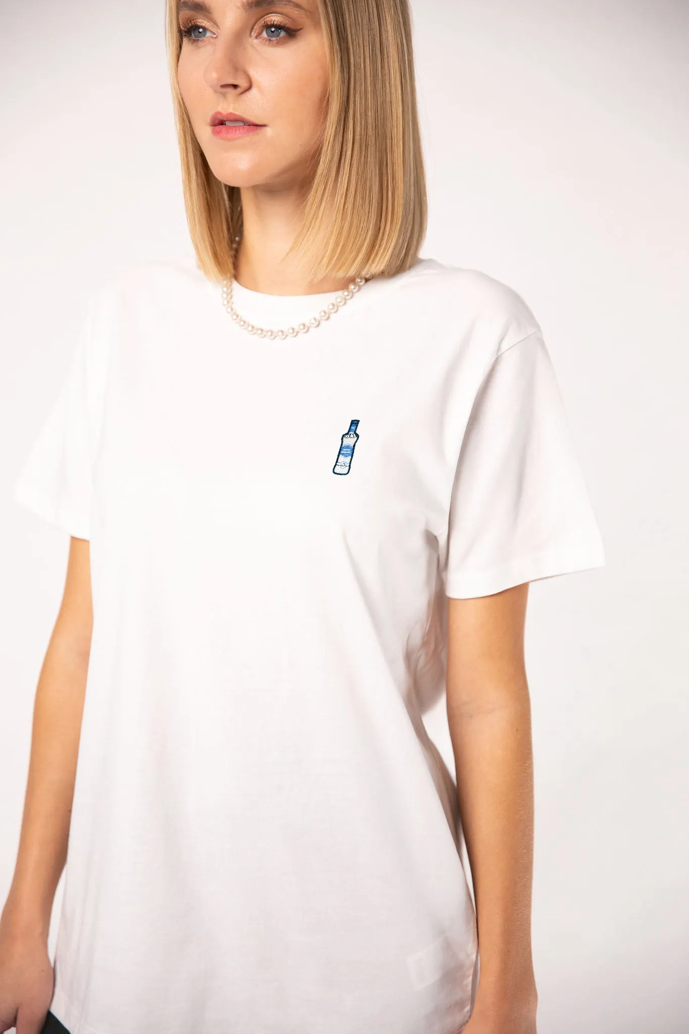 Gorbatschow | Besticktes Frauen Oversized Bio Baumwoll T-Shirt