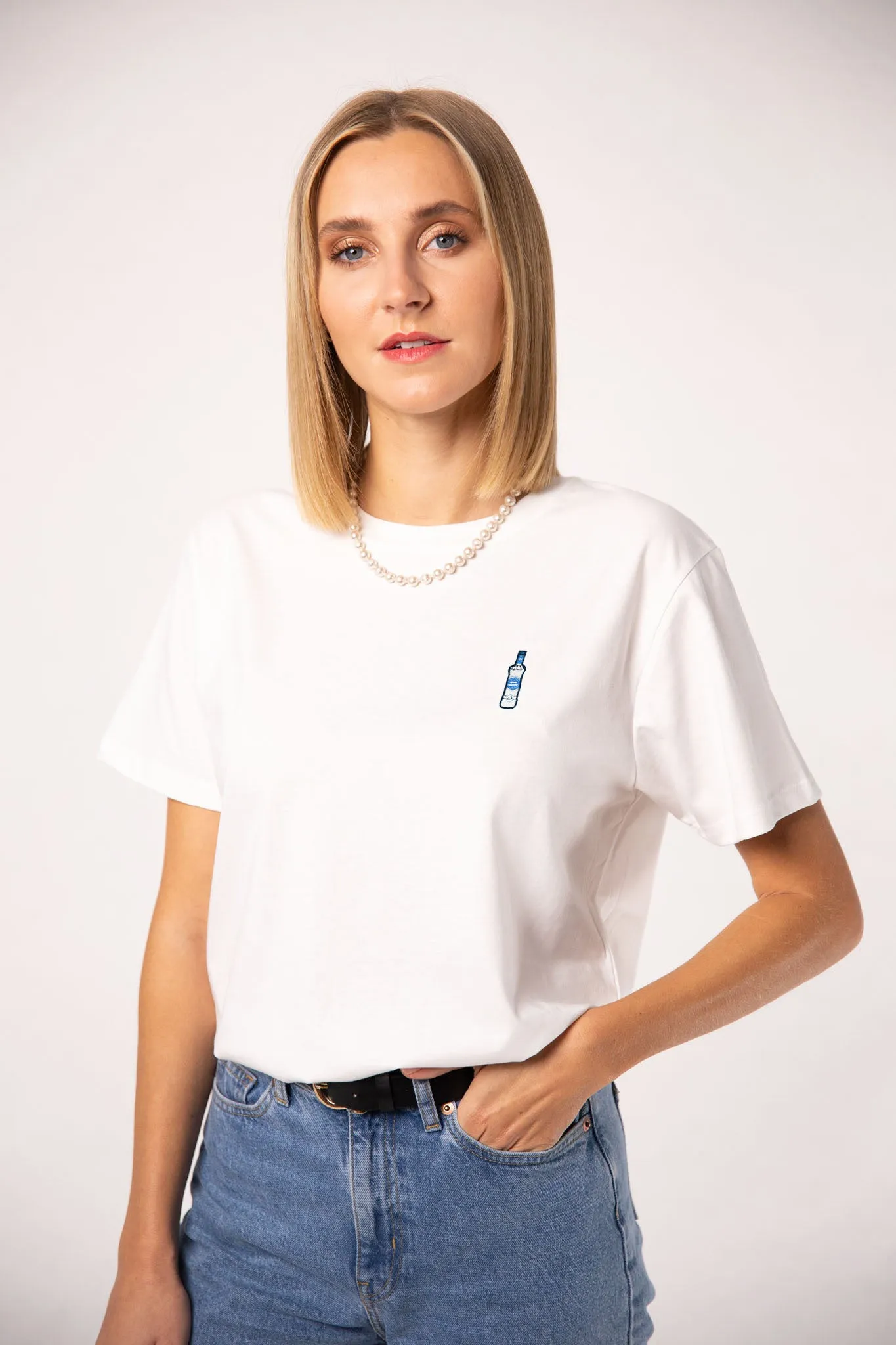 Gorbatschow | Besticktes Frauen Oversized Bio Baumwoll T-Shirt