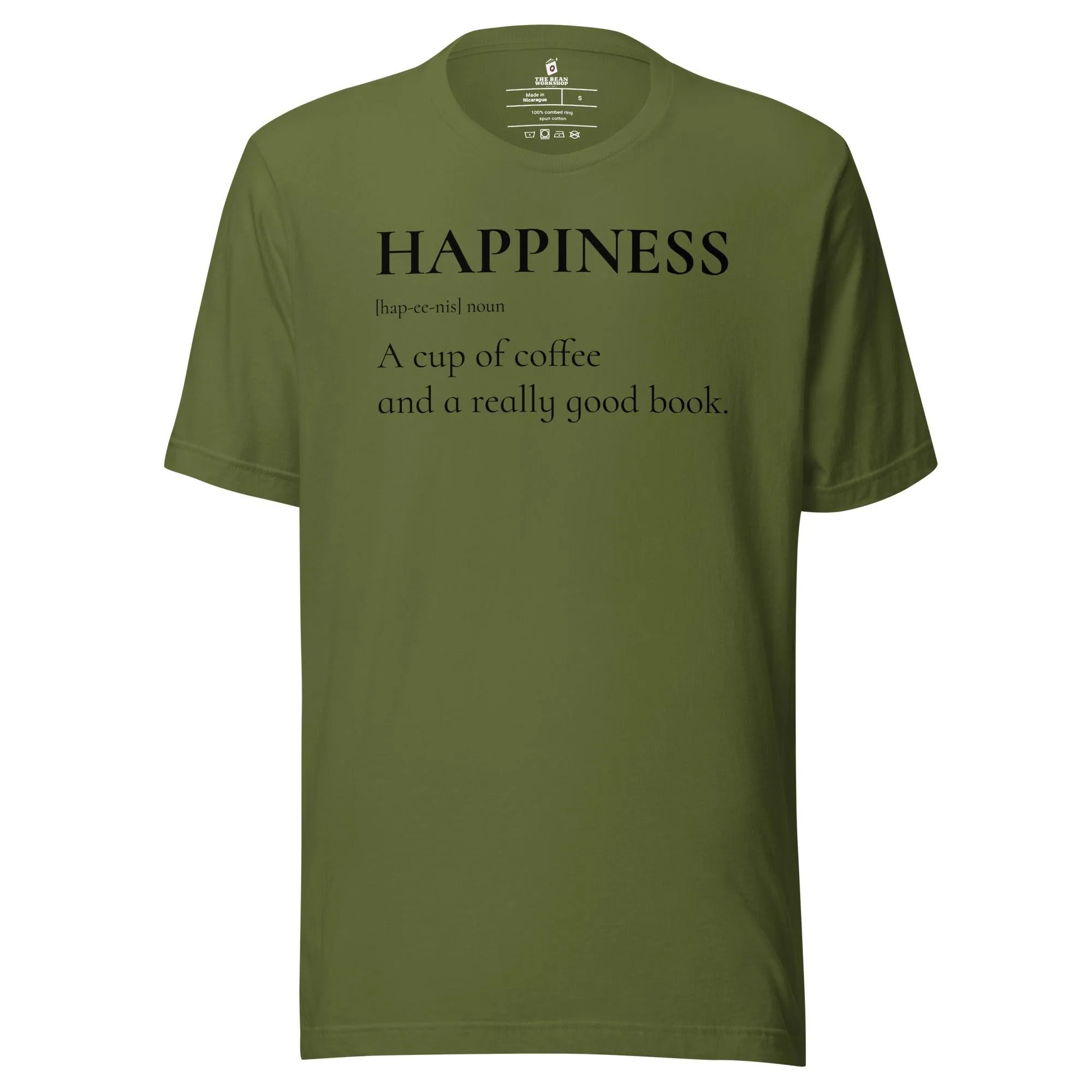 Happiness is a Cup of Coffee and a Good Book T-Shirt