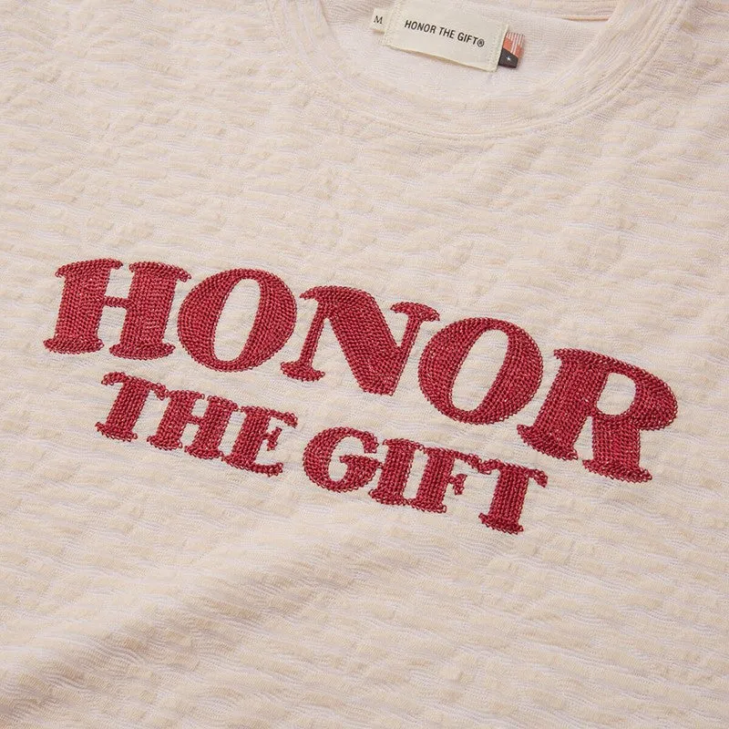 Honor The Gift STRIPE BOX (BONE) TEE  HTG240141