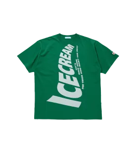 ICECREAM LOGO T-SHIRT - DEEP GREEN