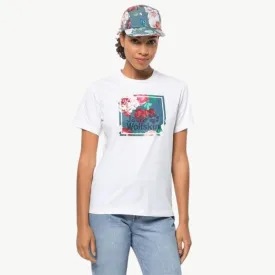 jack wolfskin Flower Logo Women's Tee