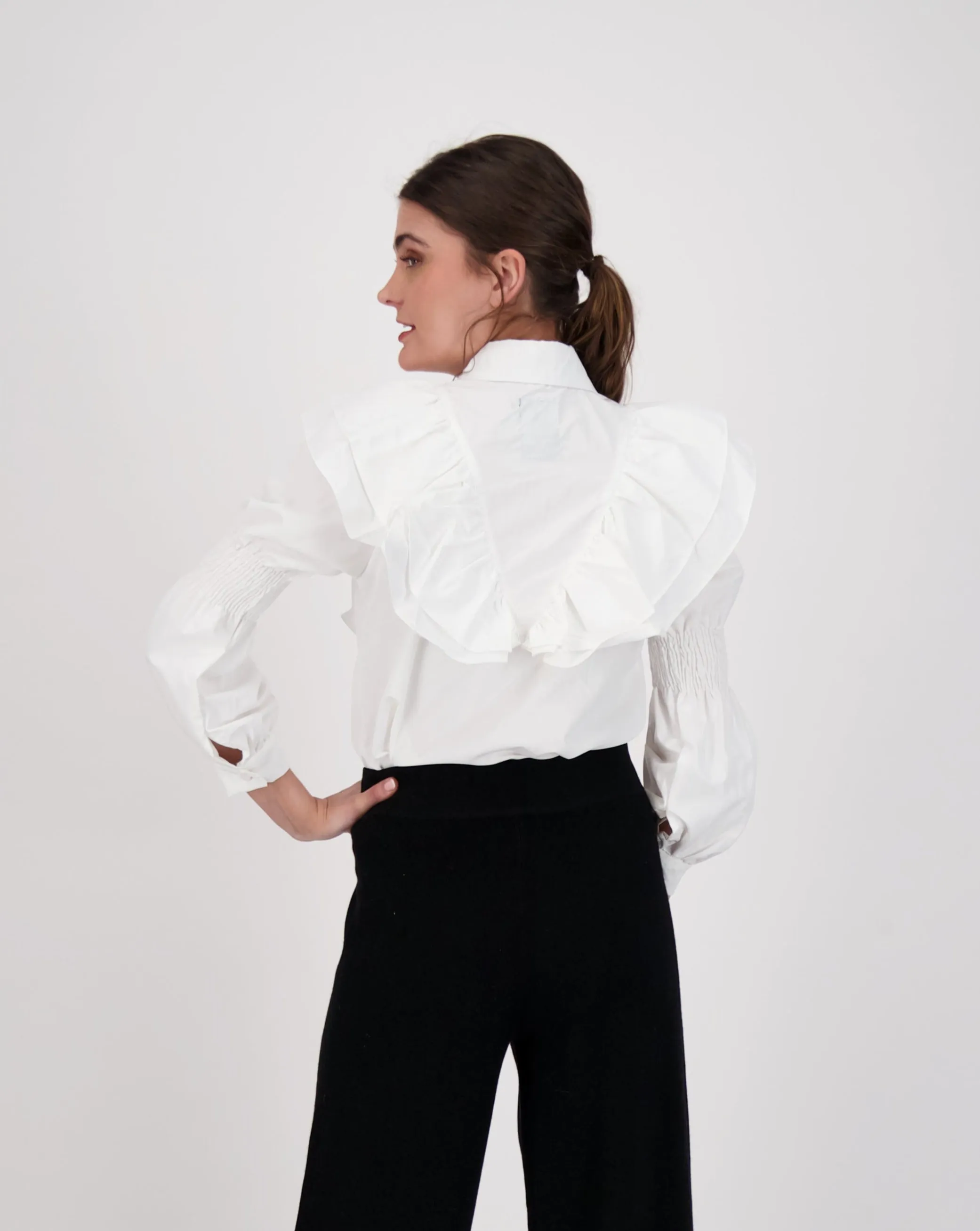Layered Ruffle Shirt