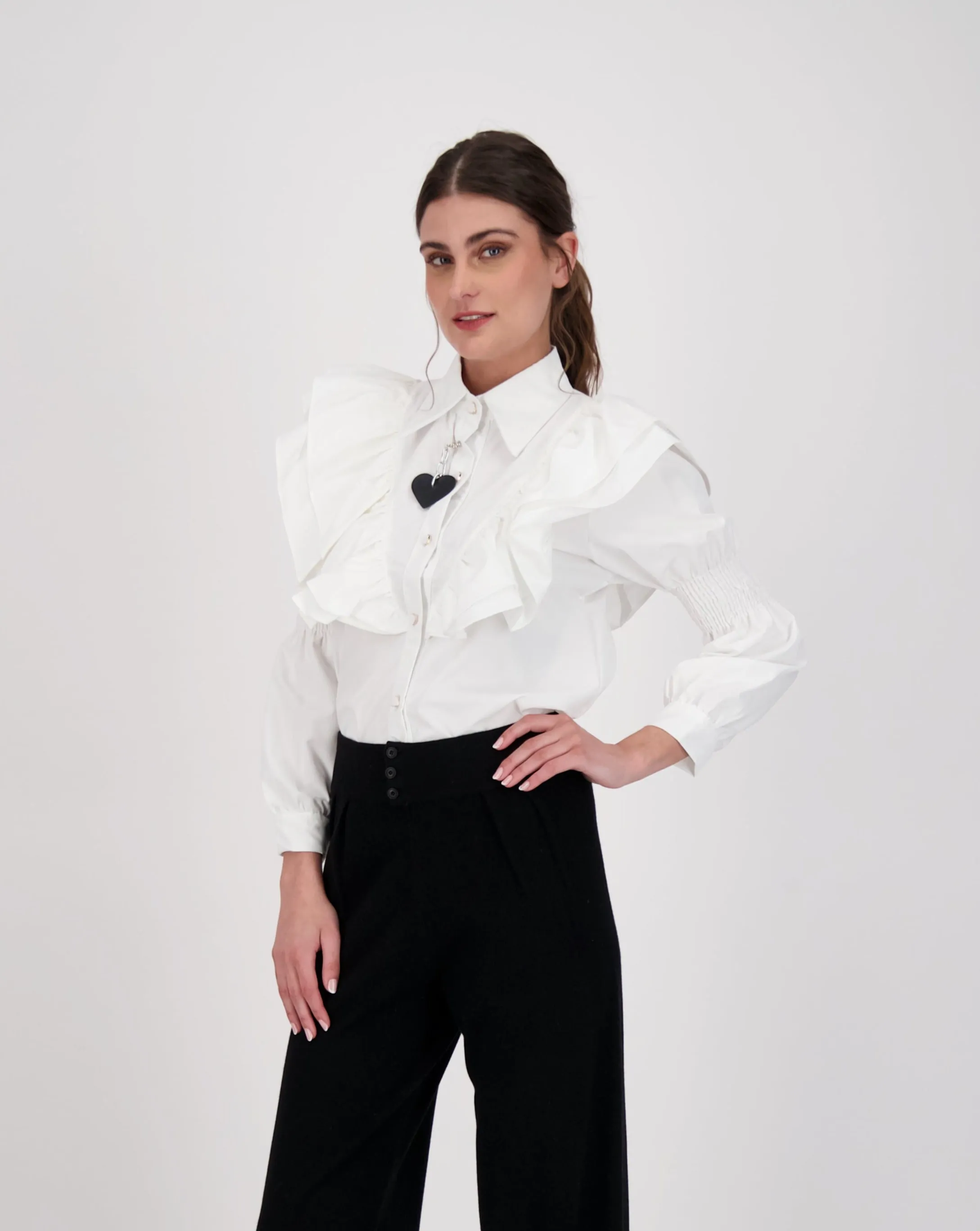 Layered Ruffle Shirt