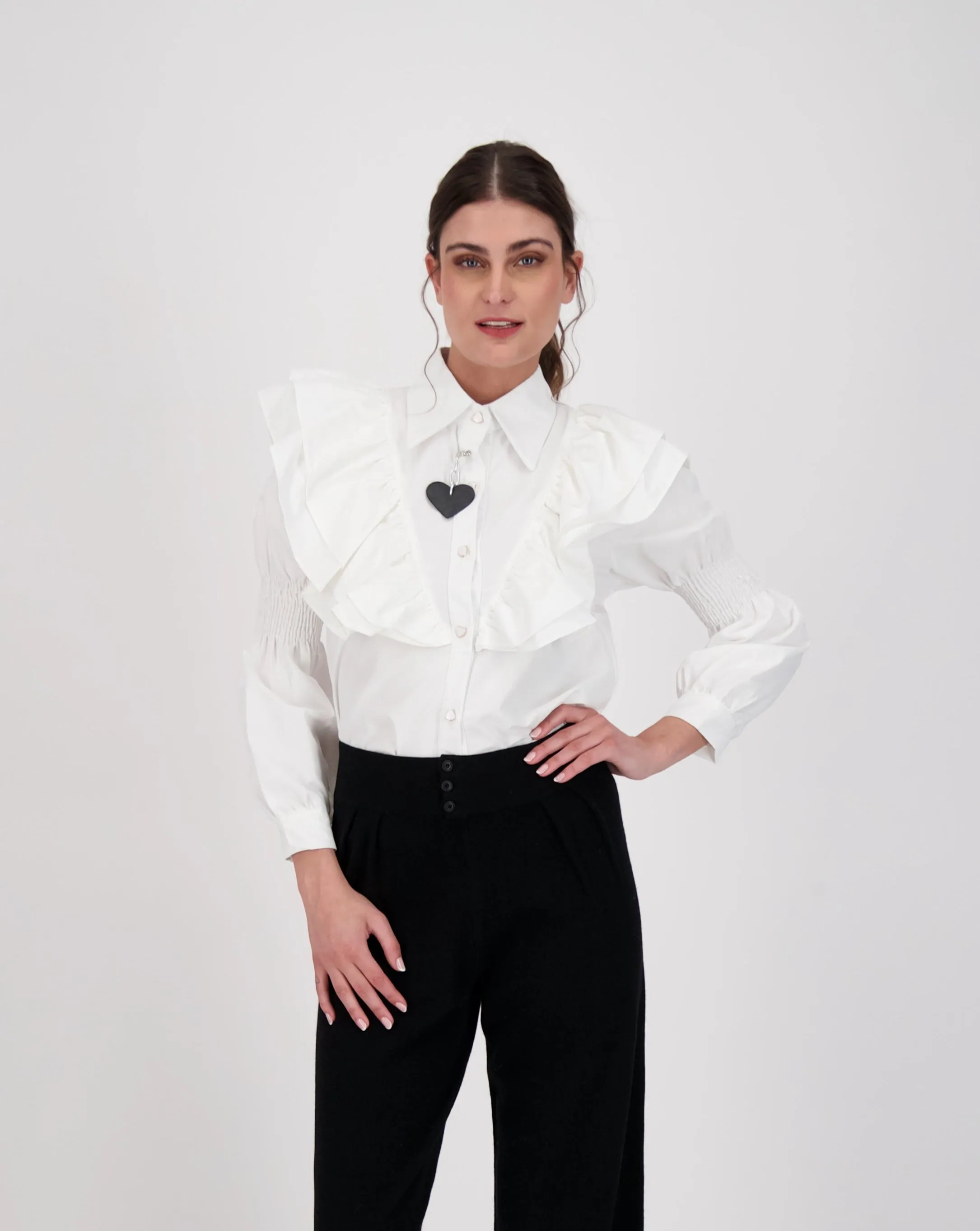 Layered Ruffle Shirt
