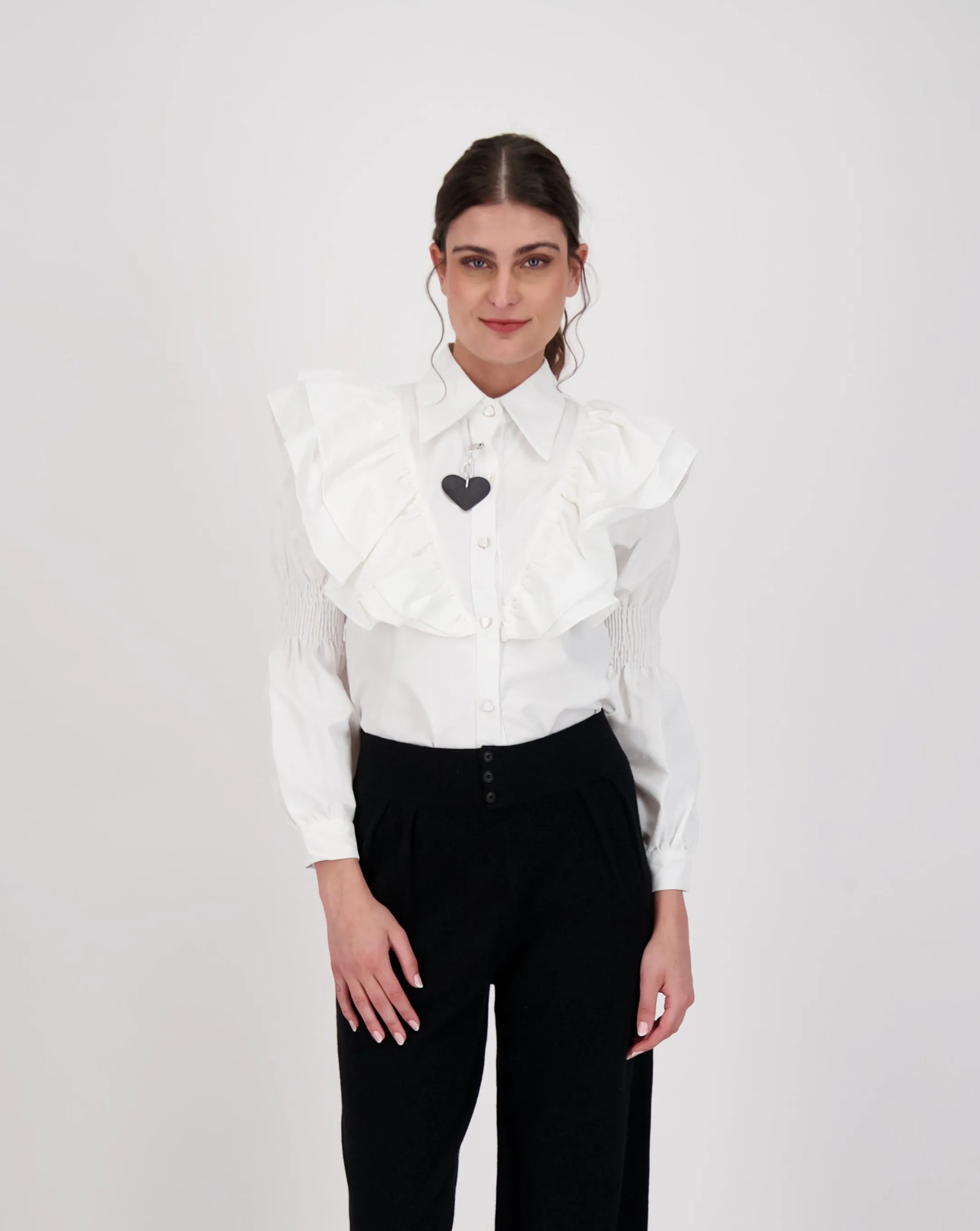 Layered Ruffle Shirt