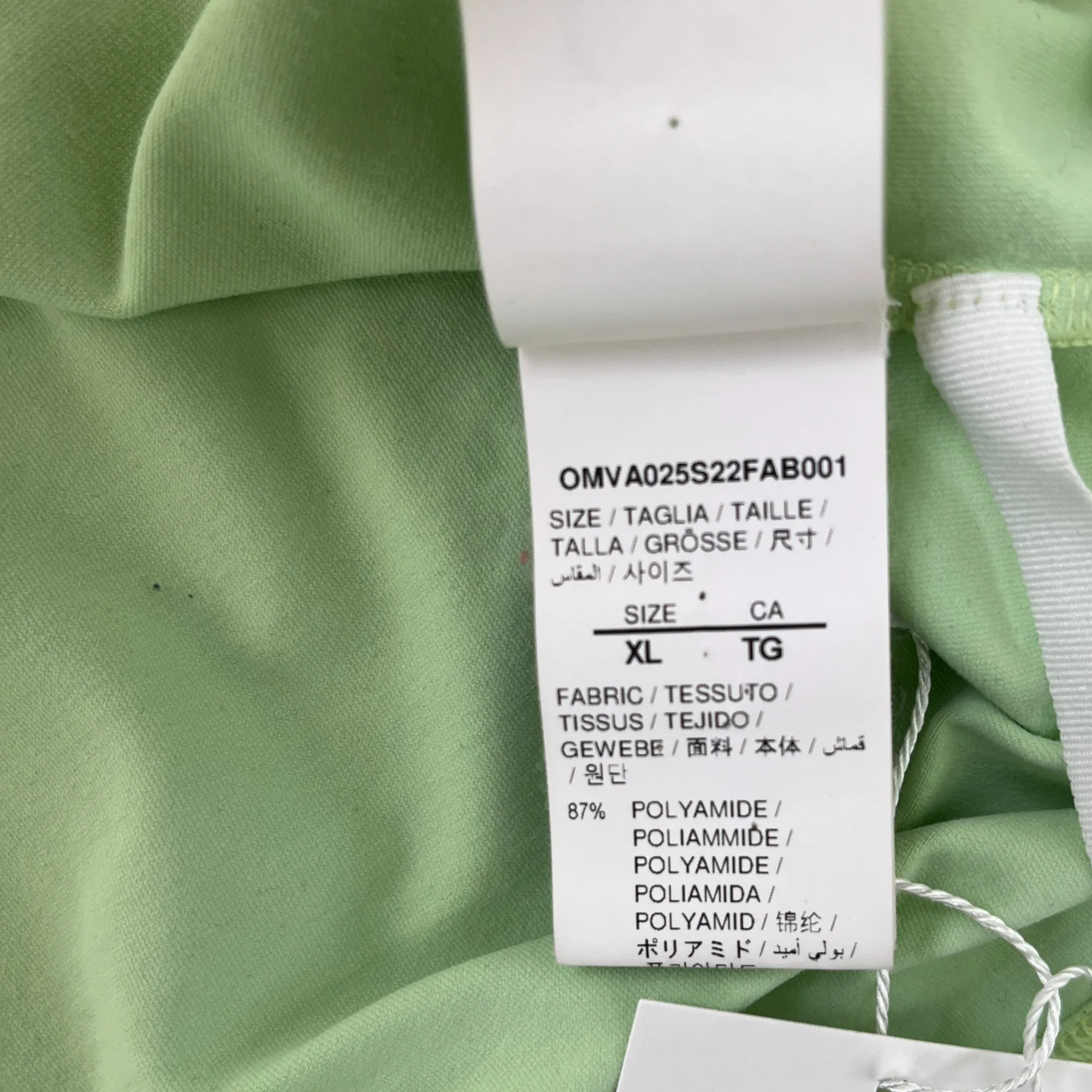 Men's Arrow Logo T-Shirt Green Size XL