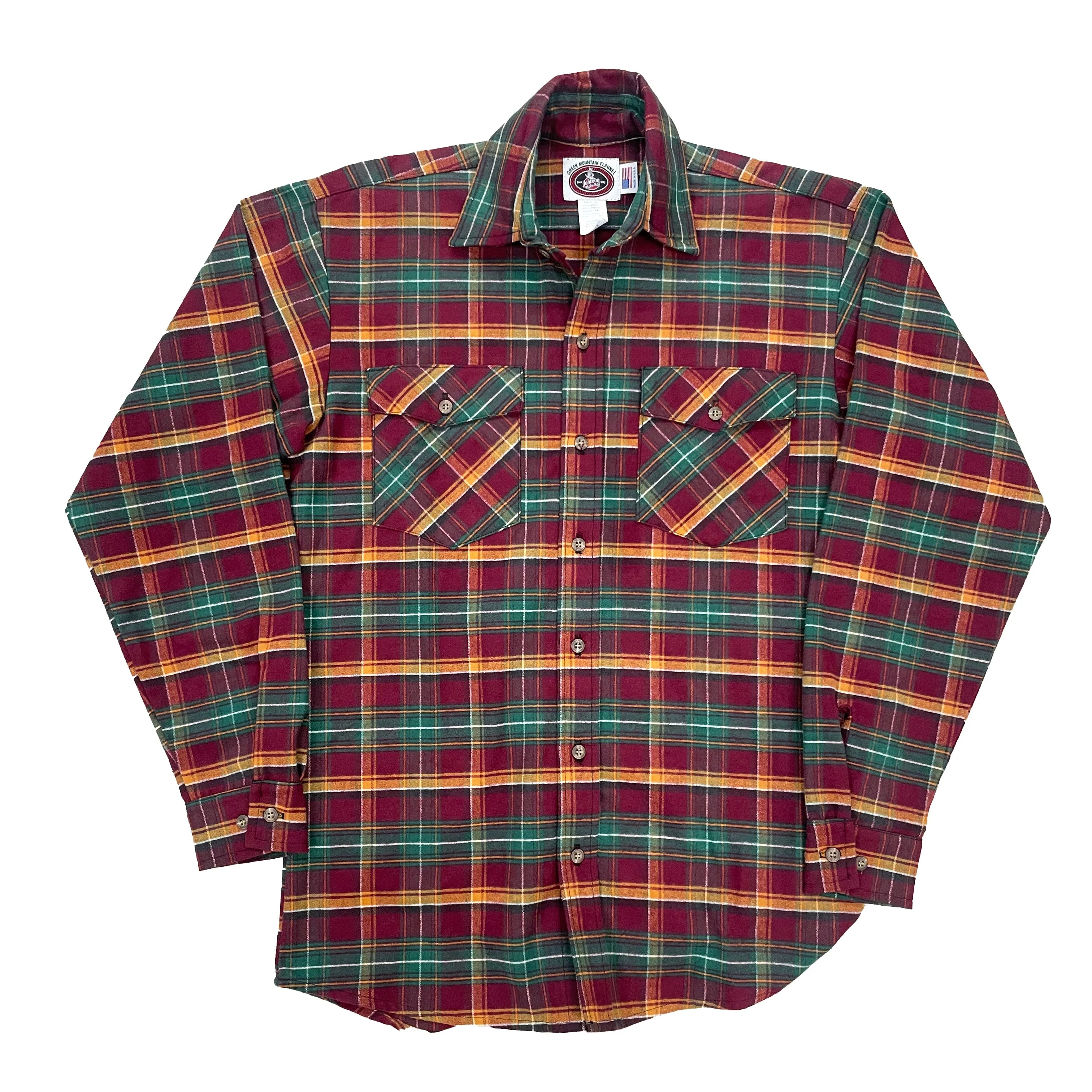 Mens Flannel Button Shirt - Whiskey River