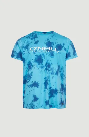Oakes T-Shirt | Bright Blue Tie Dye