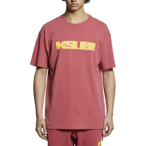 Pixel Sign Biggie Ss Tee (Red) - KMSP23TE019060