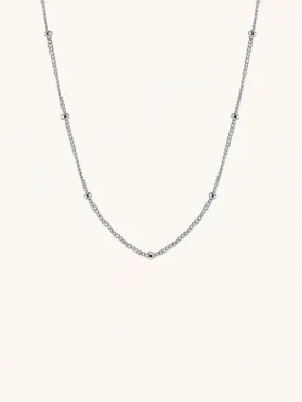 SATELLITE Sterling Silver Beaded Chain