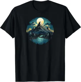 Serene Mountain Landscape T-Shirt