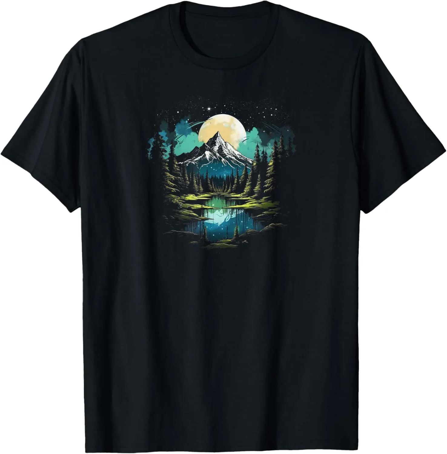Serene Mountain Landscape T-Shirt