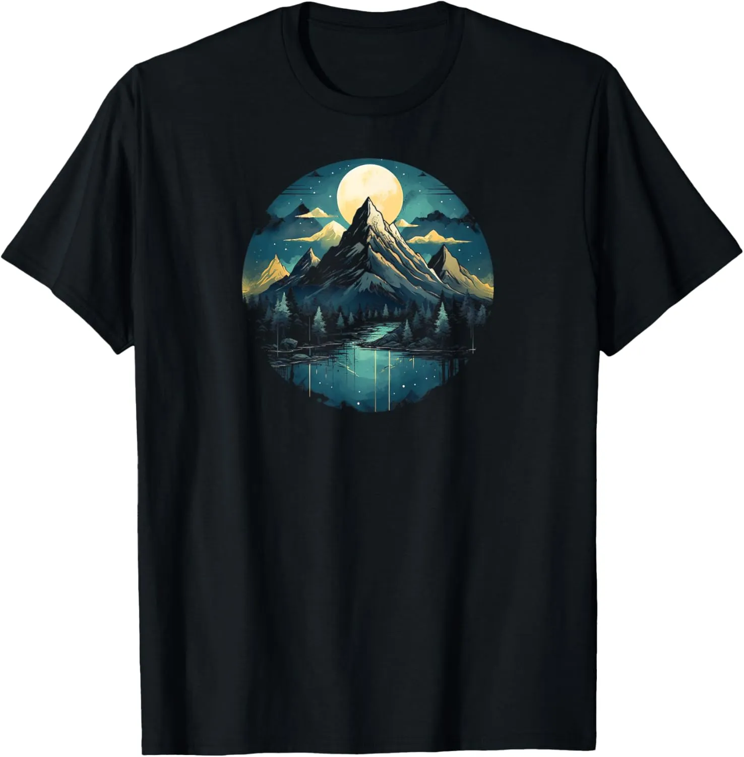 Serene Mountain Landscape T-Shirt