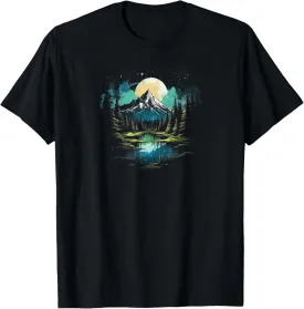 Serene Mountain Landscape T-Shirt