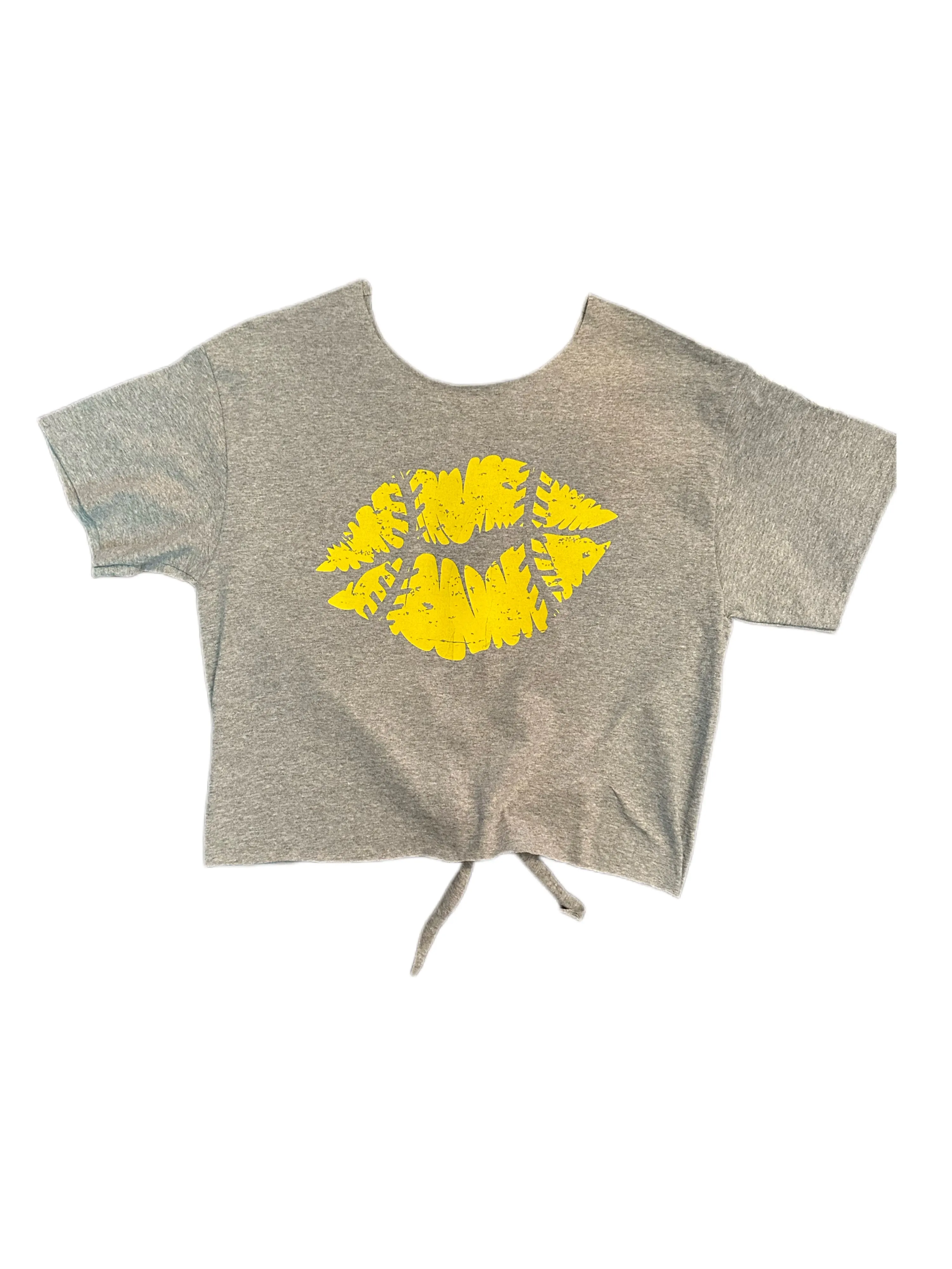 Softball Lips Open Back T-Shirt