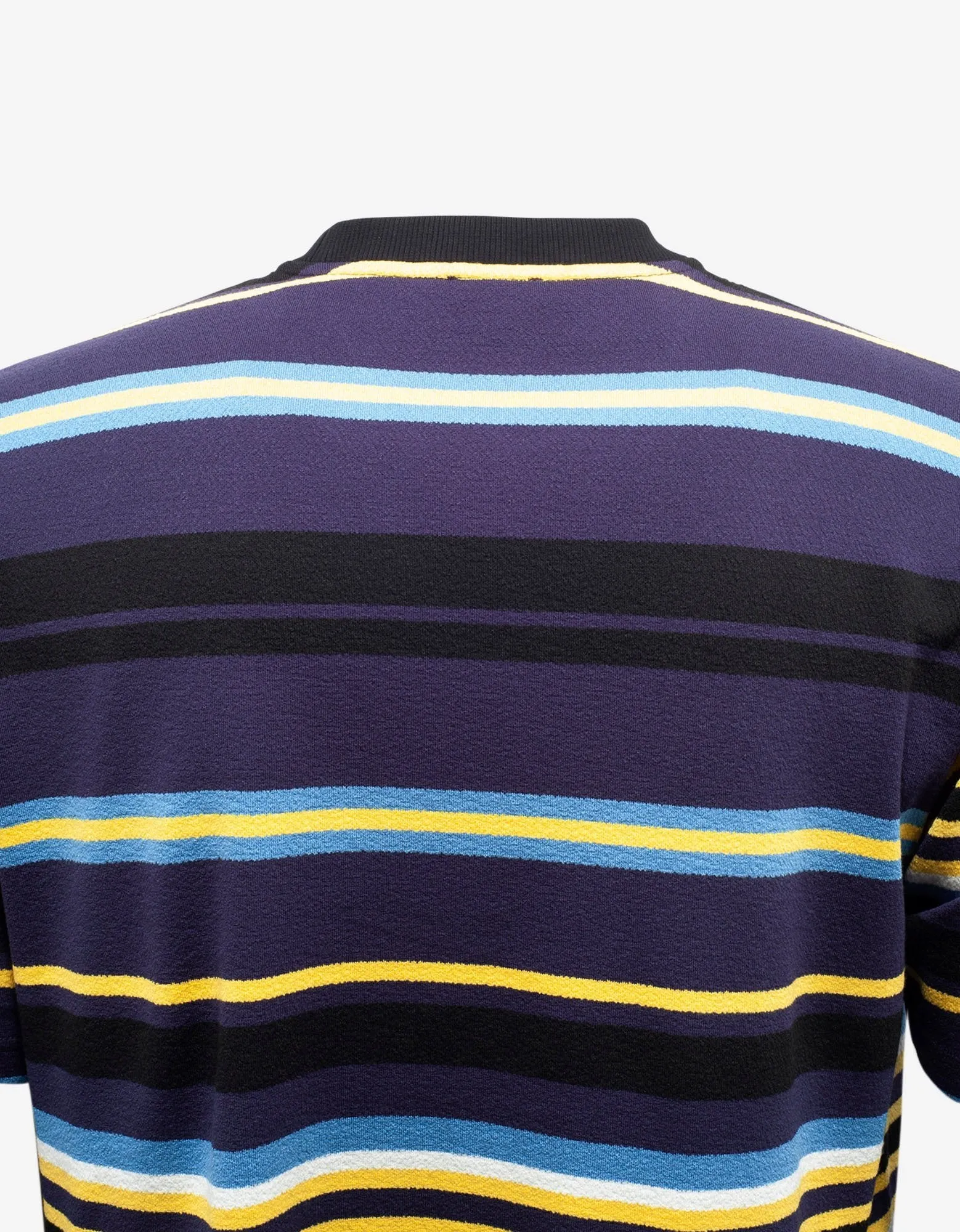Striped Stretch-Knit Oversized T-Shirt -
