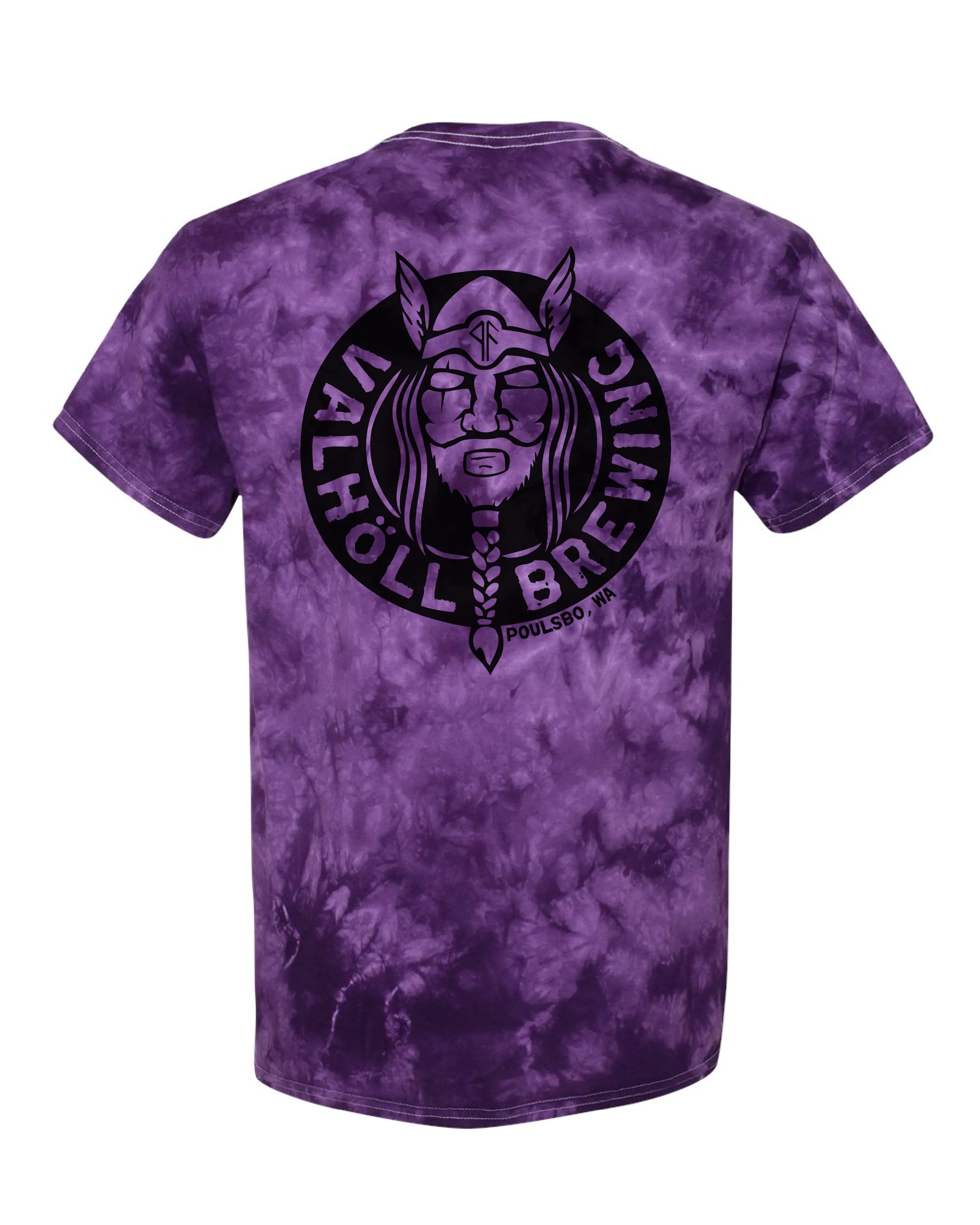 Valholl Brewing・Purple Crystal Tie-Dye Tee