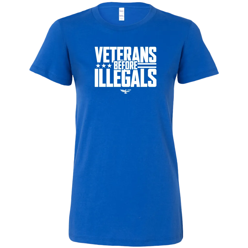 Veterans Before Illegals Women's T-Shirt