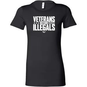 Veterans Before Illegals Women's T-Shirt