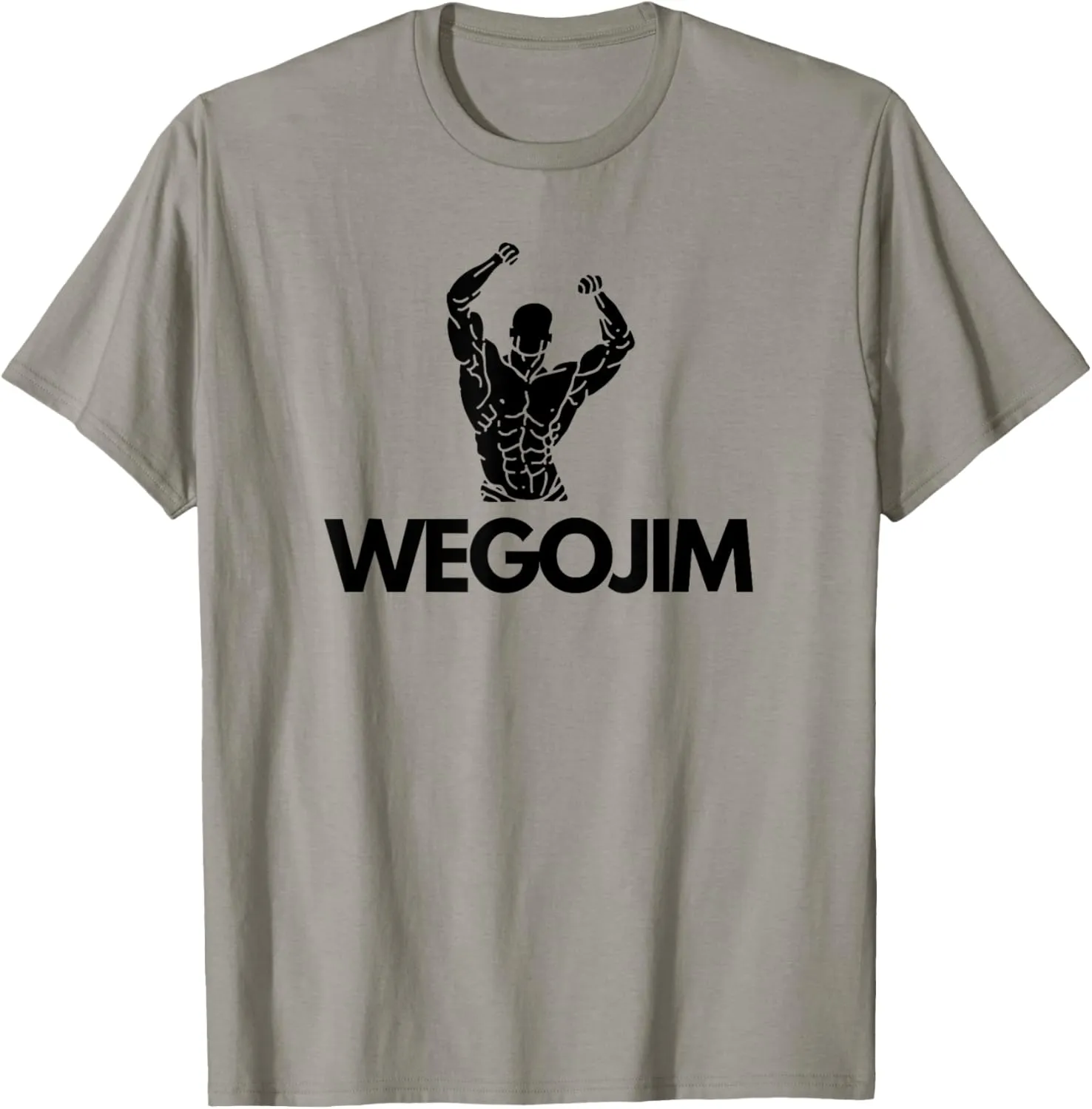 WEGOJIM Oversized Mens Gym Pump Cover Workout Gym Bro T-Shirt