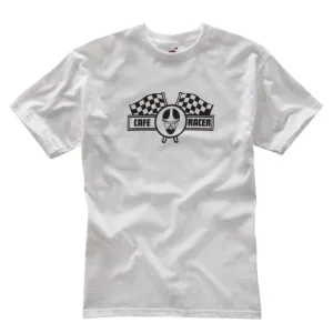 WHITE CAFE RACER T-SHIRT