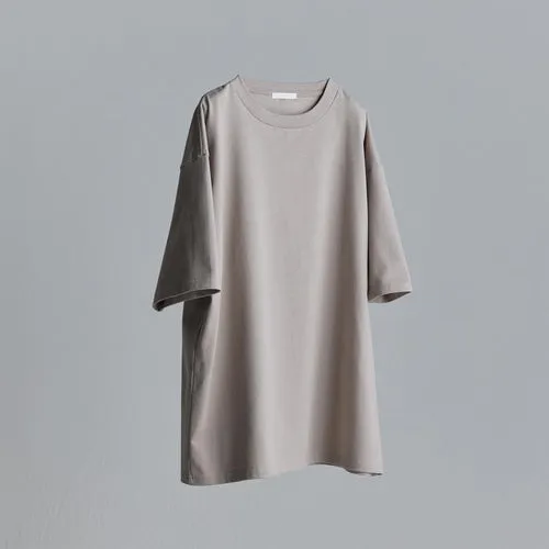 WYM Heavy Weight Basic Big-Tee Beige