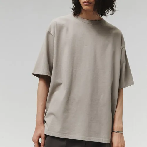 WYM Heavy Weight Basic Big-Tee Beige